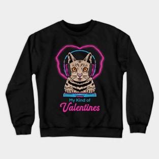 CAT VALENTINES GAMER Crewneck Sweatshirt